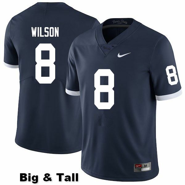 NCAA Nike Men's Penn State Nittany Lions Marquis Wilson #8 College Football Authentic Throwback Big & Tall Navy Stitched Jersey ACE5198KQ